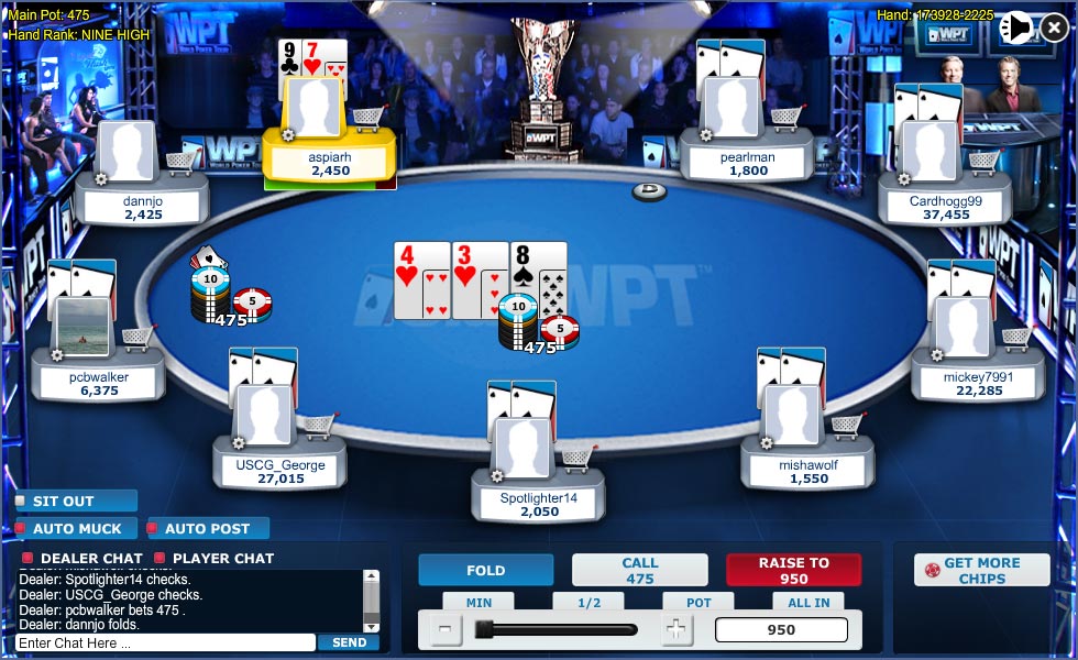 ClubWPT Poker Table